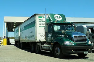 R + L Carriers truck