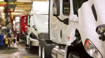 Freightliner trucks in production