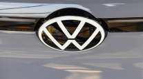 VW logo on vehicle